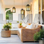 Солнечный светодиодный фонарь BLACK Garden Lamp 2700K Декоративный фонарь